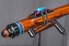 Cocobolo Native American Flute, Minor, Contra Bass E-3, #J12L